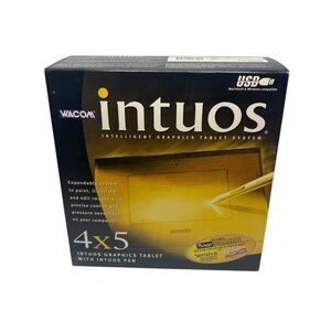 Wacom Intuos 4X5 Graphics Tablet System with Pen Expandable Plug Play GD-0405-R